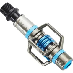 Crankbrothers Pédales Vélo De Route Eggbeater 3 Pédales, Argent/bleu