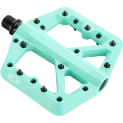 Crankbrothers Pédales VTT Stamp 1 Pédales Splash Edition, Turquoise