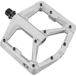 Crankbrothers Pédales VTT Stamp 2 Pédales Plates L, Argent