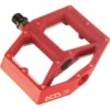 Cube-acid Pédales BMX, Dirt & Freeride Flat C2-CC Pédales, Rouge