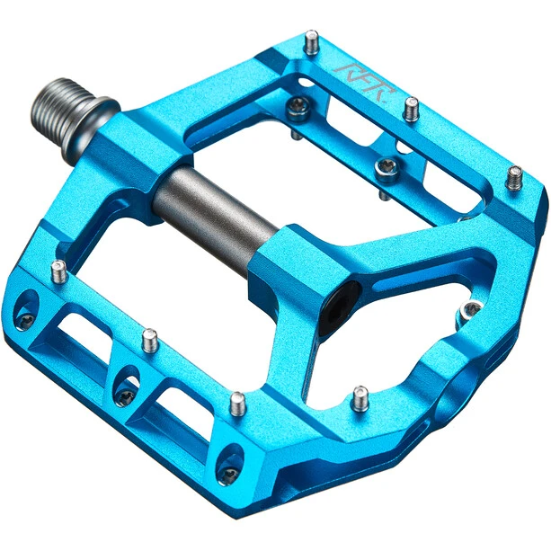 Rfr Pédales BMX, Dirt & Freeride Flat SLT 2.0 Pédales, Bleu/gris