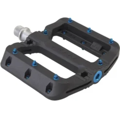 Funn Pédales BMX, Dirt & Freeride Black Magic Pédales Plates, Bleu