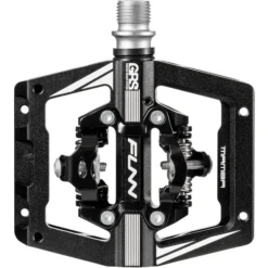 Funn Pédales VTT Mamba SPD Pédales Automatiques Double Face, Noir