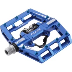 Funn Pédales VTT Mamba SS Pédales Avec One-Side Clip/One-Side Flat, Bleu