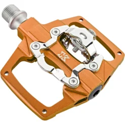 Kcnc Pédales VTT AM Trap Pédales Clipless Dual Side, Orange