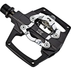 Kcnc Pédales VTT AM Trap-TI Pédales Clipless Dual Side, Noir