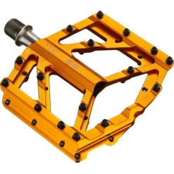 Kcnc Pédales BMX, Dirt & Freeride Pedia 2 Pédales Plates Slim Pour MTB/BMX, Or