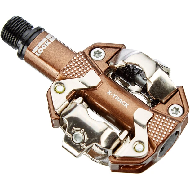 Look Pédales Vélo De Route X-Track Pédales, Marron