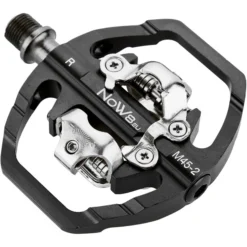 Now8 Pédales Vélo De Route Ligilo M45 Pédales Combi Deux Côtés, Noir