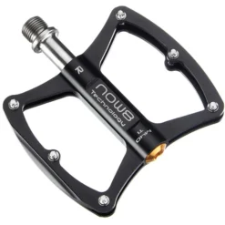 Now8 Pédales VTT M40 Pédale Plate Axle En Titane, Noir
