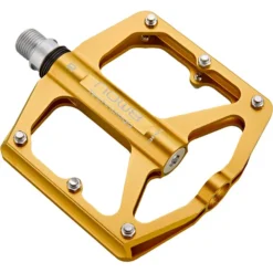 Now8 Pédales VTT M46 Pédales Plates 6 Picots, Or