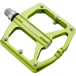 Now8 Pédales VTT M46 Pédales Plates 6 Picots, Jaune/vert