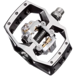 Nukeproof Pédales VTT Horizon CL Pédales De Descente CroMoly, Noir/argent