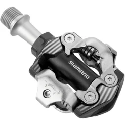 Shimano Pédales Vélo De Route Deore XT PD-M8100 Pédales, Noir/argent