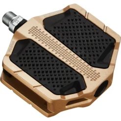 Shimano Pédales Trekking & Ville PD-EF205 Pédales Plates, Or