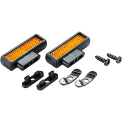 Shimano Accessoires Pédales SM-PD63 Set De Réflecteurs, Orange