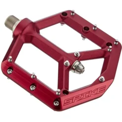 Spank Pédales BMX, Dirt & Freeride Spike Reboot Pédales Plates, Rouge