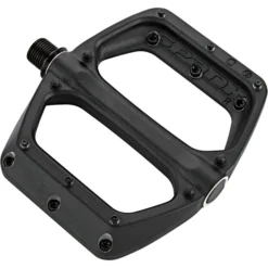 Spank Pédales BMX, Dirt & Freeride Spoon DC Pédales Plates, Noir
