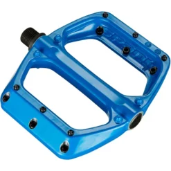Spank Pédales BMX, Dirt & Freeride Spoon DC Pédales Plates, Bleu