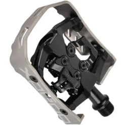 Xpedo Pédales Trekking & Ville Clipless Milo Pédales, Noir/argent