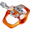 Xpedo Pédales VTT Traverse Duo Pédales, Orange/argent